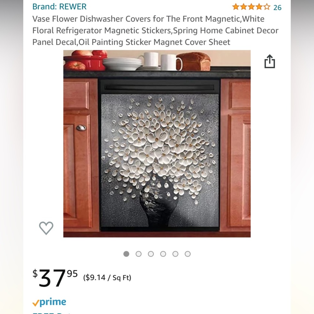 Dishwasher cover